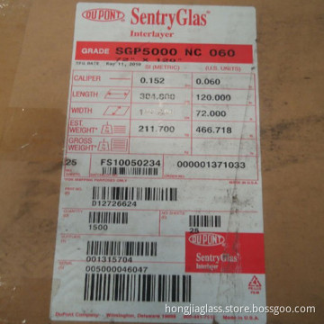 SGP Laminated Glass